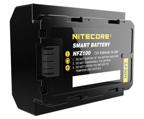 Batterie Nitecore pour appareils Sony - 2280 mAh - 7,2V - 16,4Wh