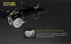 Lampe Frontale HC33 - 1800Lm - Lg : 105mm - Dia-tête : 25.5mm