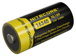 Accu Li-ion 16340 - Capacité 950mAh 