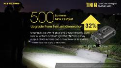 Lampe porte-clés Tini 2 Grise - 500Lm - Lg : 47mm - Lrg : 25mm