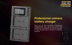 Chargeur USN3 PRO pour batteries d’appareil photo – Compatible Sony NP-FM500H/NP-F730/NP-F750/NP-F77