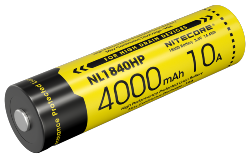 Accu Li-ion 18650 Hautes Performances 10A - Capacit 4000mAh - 3,6V - 14,4Wh