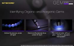 Lampe torche GEM 10UV - 365nm - Lg : 135mm - Dia : 16mm