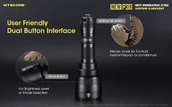 Lampe torche Precise 30 New - 1000Lm - Lg : 155mm - Dia-tête : 50mm - Avec accu