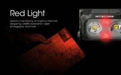 Lampe Frontale NU25 - 400Lm - Lg : 60,1mm - Dia-tête : 36,8mm 