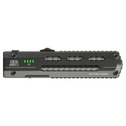 Lampe torche EDC15 - 1200Lm - Lg : 111mm - Dia-tête : 28mm x 16mm