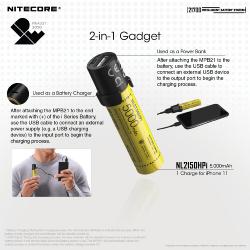 Système de batterie intelligent 21700SET - 80lm - Power bank - 5000mAh