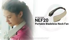 Ventilateur de cou portable NEF20 - Capacité 4000mAh - Rechargeable