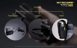 Lampe torche Tiny Monster 28 - 6000Lm - Lg : 142mm - Dia-tête : 57x57mm