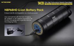 Lampe torche Tiny Monster 39 + batterie - 5200Lm - Lg : 276mm - Dia-tête : 90mm