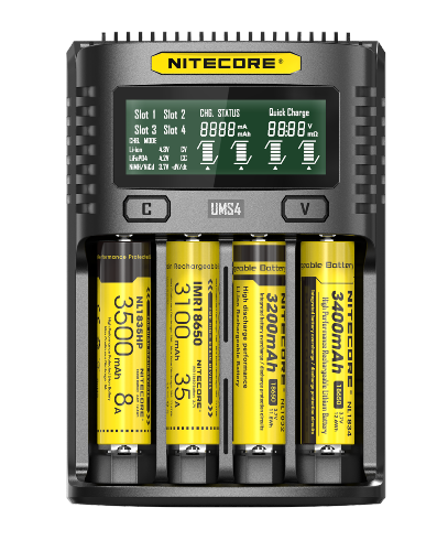 Chargeur USB - 4 ports de charge de 3000mA chacun - écran LCD