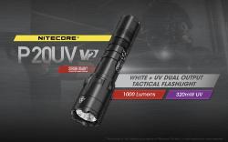 Lampe torche Precise 20 UV - 1100Lm - Lg : 149mm - Dia-tête : 31.8mm