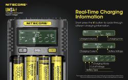 Chargeur USB - 4 ports de charge de 3000mA chacun - écran LCD