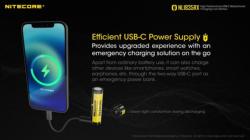 Accus Li-ion 18650 Rechargeable - 3500mAh - 3,6V - 12,6Wh - port USB-C