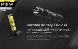 Lampe torche Precise 10 V2 - 1100Lm -  Lg : 148mm - Dia-tête : 25.4mm