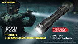 Lampe torche Precise 23i - 3000Lm - Lg : 143,5mm - Dia-tête : 31,8mm 