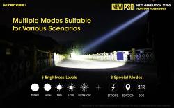 Lampe torche Precise 30 New - 1000Lm - Lg : 155mm - Dia-tête : 50mm - Avec accu