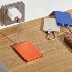 Batterie externe Pocket 5 Bleue - 5000mAh - 5V / 2,4A - 22,5W