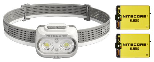 Lampe Frontale UT27 - 800Lm - 2 batteries HLB1500