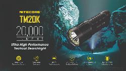 Lampe torche Tiny Monster 20K - 20000Lm - Lg : 145,5mm - Dia-tête : 50mm