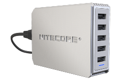 Station de charge USB - 50W - 100-240V / 50/60Hz