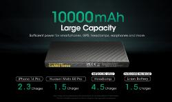 Batterie externe en carbone CARBO 10000 - 10 000mAh