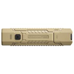 Lampe torche EDC 07 TAN - 1500Lm - Lg : 120mm - Dia-tête : 31mm x 17mm 