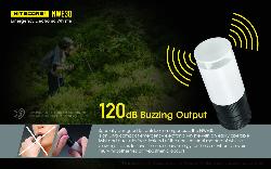 Sifflet électronique d'urgence - 120dB - Flash 2000Lm