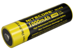 Accu Li-ion 14500 - Capacité 1000mAh - 3,7V