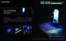 TIKI Phosphorescente - 300Lm - Lg : 55mm - Dia-Tête : 14,7mm