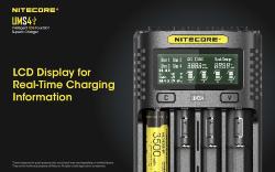 Chargeur USB - 4 ports de charge de 3000mA chacun - écran LCD