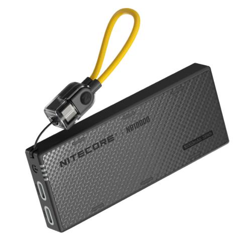 Batterie externe en carbone 4e génération - 10 000mAh - 5V/3A - 22,5W