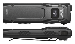 Lampe torche EDC 23 - 2500Lm - Lg : 102,8mm - Dia-tête : 33mm x 22,5mm