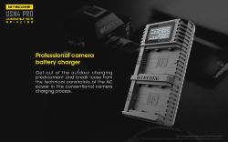 Chargeur USN4 PRO pour batteries d’appareil photo – Compatible Sony NP-FZ100 