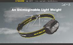 Lampe Frontale UT27 PRO - 520Lm - Lg : 52mm - 2 batteries HLB1300