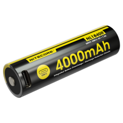 Accu Li-ion 18650 - Rechargeable en USB-C - 4000mAh - 3,6V - 14,4Wh