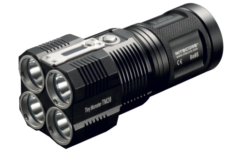 Lampe torche Tiny Monster 28 - 6000Lm - Lg : 142mm - Dia-tête : 57x57mm