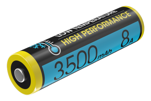 Batterie 18650 Hautes Performances - Spéciale Basses Températures NL1835LTHP - 3500mAH - 8A