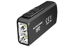 Lampe porte-clés Tip 2 Noire - 720Lm - Lg : 62,49mm - Lrg : 26,92mm
