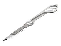NTK05 titanium knife - Lame 20mm - Manche titane - Porte clés