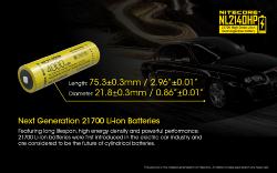 Accu Li-ion 21700 - 4000mAh - 3,6V