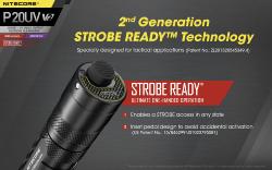 Lampe torche Precise 20 UV - 1100Lm - Lg : 149mm - Dia-tête : 31.8mm