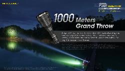 Lampe torche Precise 30i - 2000 Lm- Lg : 177,5mm - Dia-tête : 65mm