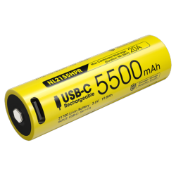 Batterie Rechargeable 21700 Li-ion Haute Performance - Capacit 5500mAh - 20A/3,6V