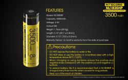 Accus Li-ion 18650 High discharge - 3500mAh - 3,7V - 12,6Wh