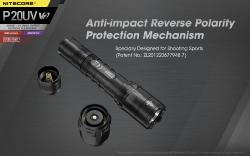 Lampe torche Precise 20 UV - 1100Lm - Lg : 149mm - Dia-tête : 31.8mm