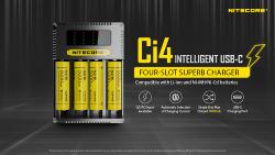 Chargeur Intelligent Ci4 - 4 ports de charge - 3000mA chacun - Ecran LCD