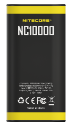 Batterie externe NC10000 - 50Lm - 10 000mAh - 36Wh - 5V / 3A