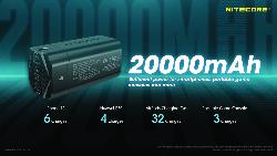 Batterie Li-ion 21700 - 20 000mAh - 3,6V - 72,8Wh