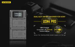 Chargeur USN4 PRO pour batteries d’appareil photo – Compatible Sony NP-FZ100 